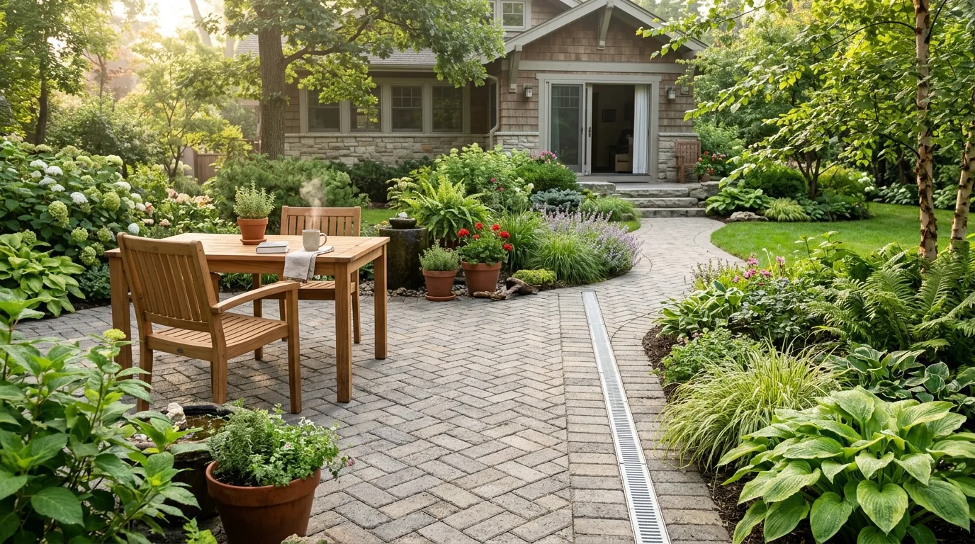 Permeable Paver Patio